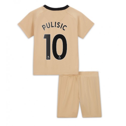 Dres Chelsea Christian Pulisic #10 Rezervni za djecu 2022-23 Kratak Rukav (+ kratke hlače)